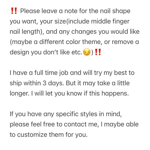 Hand made press on nails - Picture 6 of 10